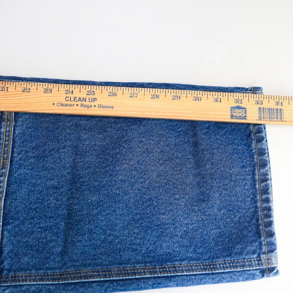 Vintage Carhartt B73 DST Double Knee Denim Work Pants Jeans 36x34 Made In Mexico